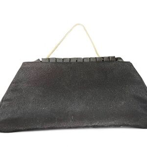 VINTAGE 50s/60s Ruffle Frame Evening Clutch